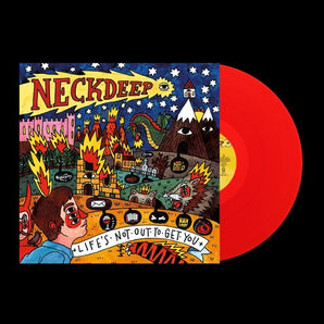 Neckdeep - Life's Not Out To Get You LP (Red Vinyl)