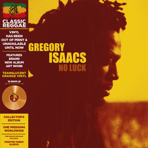 Gregory Isaacs - No Luck LP (Orange Vinyl)
