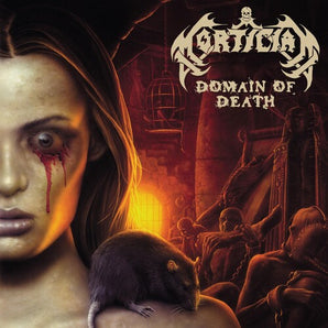 Mortician - Domain of Death LP (Orange w/Splatter vinyl)