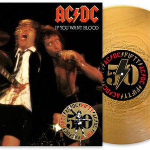 AC/DC - If You Want Blood You've Got It LP (Gold Vinyl)