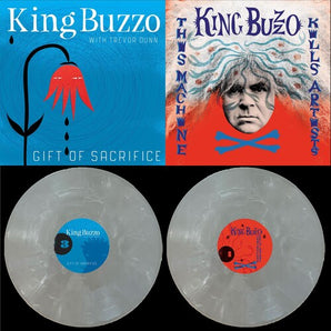 King Buzzo - This Machine Kills Artists + Gift Of Sacrifice 2LP (Silver Vinyl)