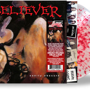 Believer - Sanity Obscure LP (Red Splatter Vinyl)