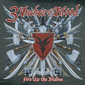 3 Inches of Blood - Fire Up The Blades 2LP (Crimson Fire Vinyl)