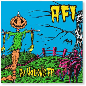 AFI - All Hallows 10-inch EP (Pink Vinyl w/ Black Light Coffin Shaped Poster)