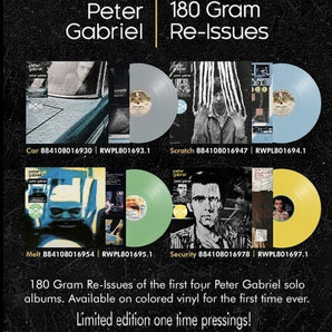 Peter Gabriel - Peter Gabriel 1: Car LP (180g Silver Vinyl)