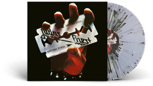 Judas Priest - British Steel LP (Black and White Splatter Vinyl)