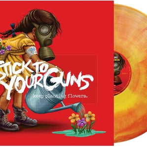 Stick To Your Guns - Keep Planting Flowers LP (Yellow and Red Galaxy)