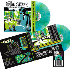 Brain Setzer Orchestra - The Dirty Boogie LP (Blue And Green Marble Vinyl)