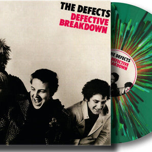 The Defects - Defective Breakdown LP (Green with Splatter Vinyl)