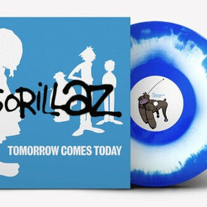 Gorillaz - Tomorrow Comes Today 12" EP (White & Blue Merge Vinyl)