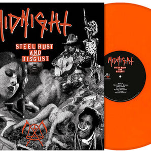 Midnight - Steel, Rust & Disgust LP (Orange Vinyl)