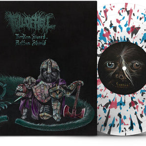 Full Of Hell - Broken Sword Rotten Shield 10" EP (white with blue, red and black splatter vinyl)