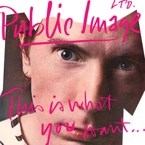 Public Image Ltd - This is What You Want This is What You Get LP (Elektra 75, Cloudy Vinyl)