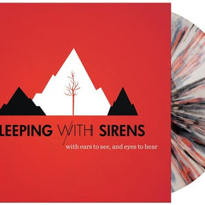 Sleeping With Sirens - With Ears To See, And Eyes To Hear LP (Bone w/ Red & Black Splatter Vinyl)
