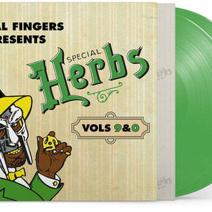 MF DOOM -  Metal Fingers Presents: Special Herbs Vol. 9 & 0 LP (Evergreen vinyl)
