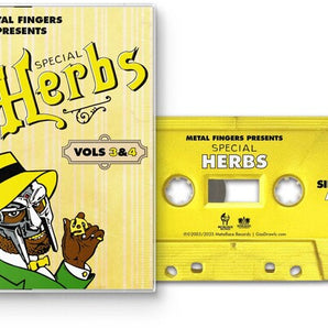 MF DOOM - Metal Fingers Presents: Special Herbs Vol. 3 & 4 Cassette