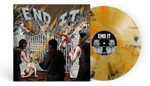 End It - Wrong Side Of Heaven LP (Orange & Black Marbled Vinyl)