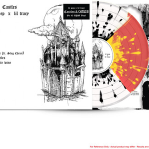 Lil Peep & Lil Tracy - Castles I & II LP (Red & White w/ Splatter Vinyl)