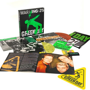 Green Day - Warning LP BOX SET (25th Anniversary Deluxe Edition, Indie Box - Green, Yellow and Orange with Sign)