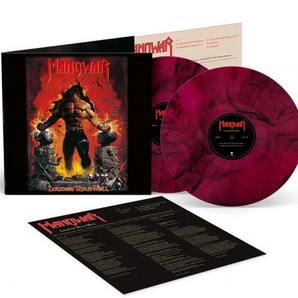 Manowar - Louder Than Hell 2xLP (30th anniversary Reissue, Red smoke vinyl, UK Import)