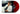 the album cover for Michael Jackson - Thriller - 2026 [Red &amp; Black Marble]