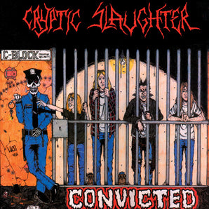 Cryptic Slaughter - Convicted LP (Black Ice w/ Splatter Vinyl)