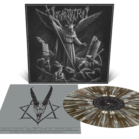 Incantation - Upon the Throne of Apocalypse LP (Black Ice Splatter Vinyl)