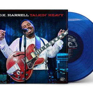 D.K. Harrell - Talkin' Heavy LP (Clear Blue Vinyl)
