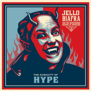 Jello Biafra And The Guantanamo School Of Medicine - The Audacity Of Hype LP (Blue Vinyl)