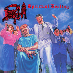Death - Spiritual Healing LP (Tri-Color Merge w/ Splatter Vinyl & Silver Foil Laminated Jacket)