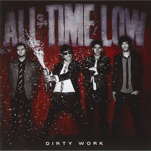 All Time Low - Dirty Work LP (Blue w/Splatter vinyl)