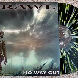 Crawl - No Way Out LP (Green w/ Black & White Splatter Vinyl)
