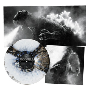 Godzilla (Akira Ifukube) - Soundtrack LP (70th Anniversary, White Black Swirl with Blue Splatter Vinyl)
