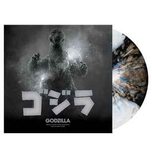 Godzilla (Akira Ifukube) - Soundtrack LP (70th Anniversary, White Black Swirl with Blue Splatter Vinyl)