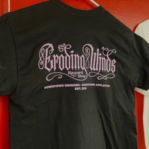 "Electric Eye 2025" Purple logo w/back print t-shirt
