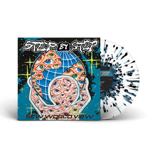 Step by Step - New World View LP (White with Blue and Black Splatter vinyl)