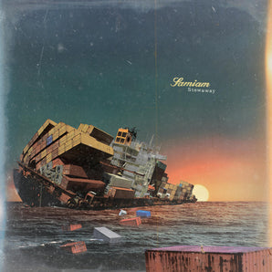 Samiam - Stowaway (Sea Blue & Aqua Blue Pinwheel) LP