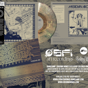 Meridian Arc - Continuum LP (Exclusive edition, Clear w/Metallic Gold & Navy Blue vinyl, LTD. 100) *PRE-ORDER*