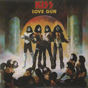 Kiss - Love Gun LP (Tangerine Aqua Splatter Vinyl)