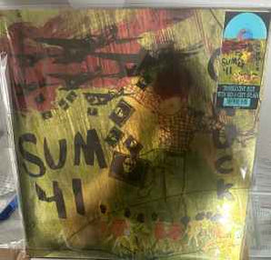 Sum 41 - Chuck LP (Translucent Blue w/ Red & Grey Splash)
