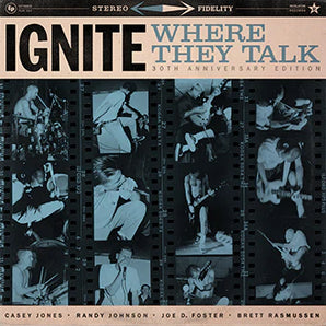 Ignite - Where They Talk LP (30th Anniversary Edition, Blue And White Mix vinyl)