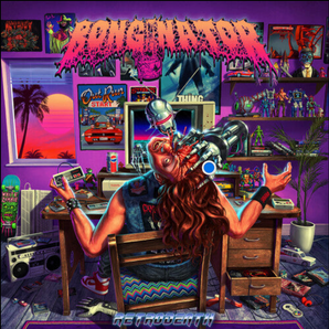 Bonginator - Retro Death LP (Swamp Green w/ black smoke vinyl)