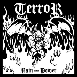 Terror - Pain Into Power LP (Clear w/Black & Silver vinyl)