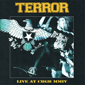 Terror - Live At CBGB MMIV LP (yellow, black, white three way split vinyl)