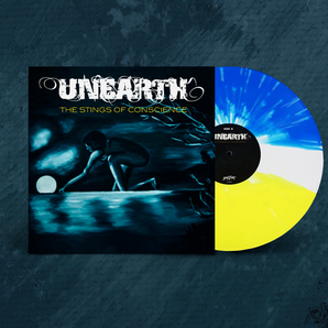 Unearth - Stings of Conscience LP (Blue/White/Yellow vinyl)