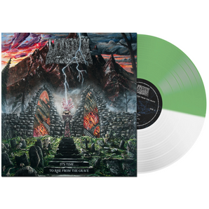 Undeath - It's Time... to Rise From the Grave LP (Clear/Green split vinyl)