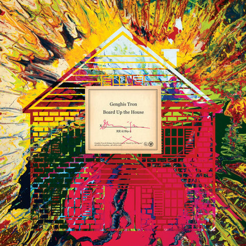 Genghis Tron - Board Up the House LP (Black Rainbow Vinyl)
