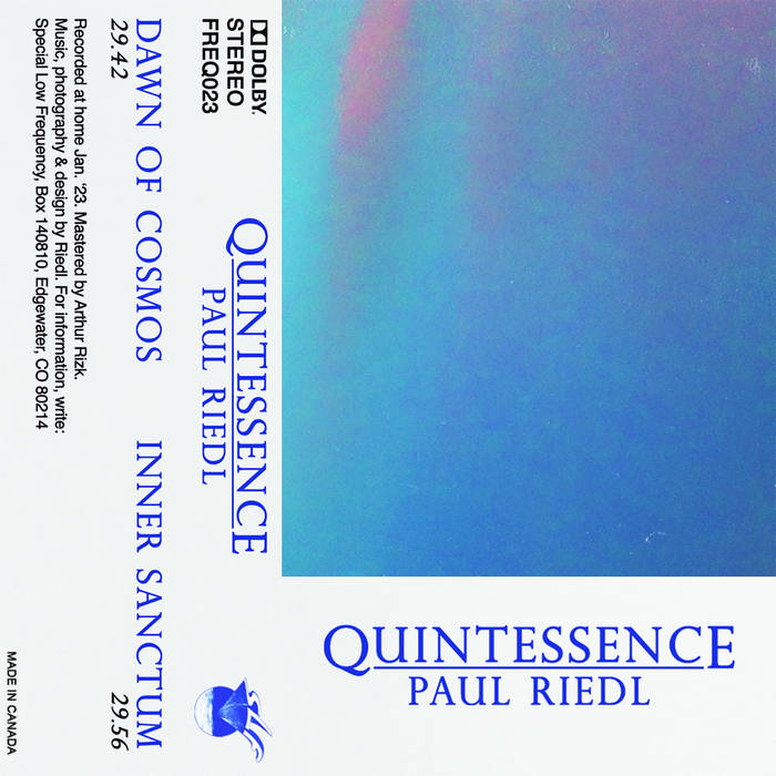 Paul Riedl - Quintessence CD – Eroding Winds