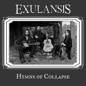 Exulansis - Hymns Of Collapse LP (silver and Grey Marble Vinyl)