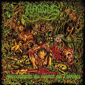 Haggus - Three Cadavers, Two Corpses And A Carcass 7" EP (Neon Green Vinyl)